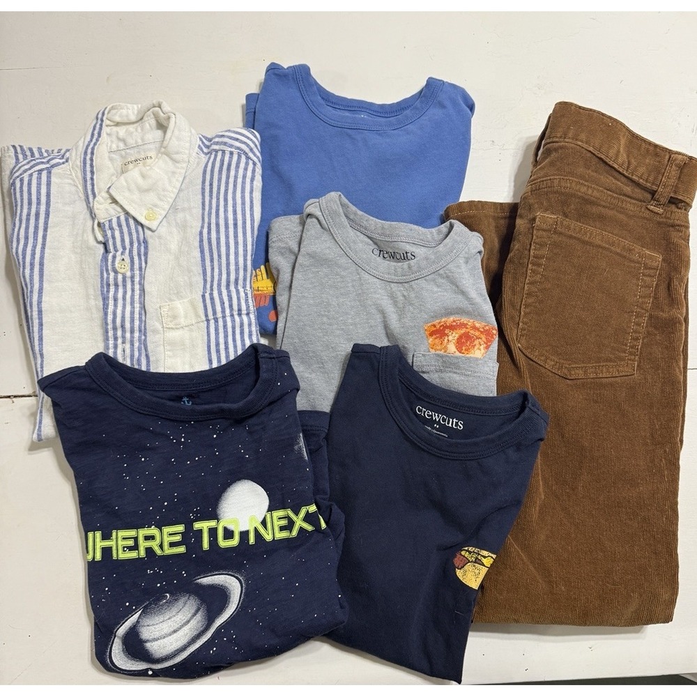 boys jcrew crewcuts shirt size 6-7 Crewcut Pants Size 7 Lot Good Used Condition
